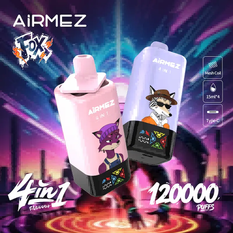 Airmez Fox 4w1 – cztery smaki i 60ml w jednym systemie | 67dym.pl