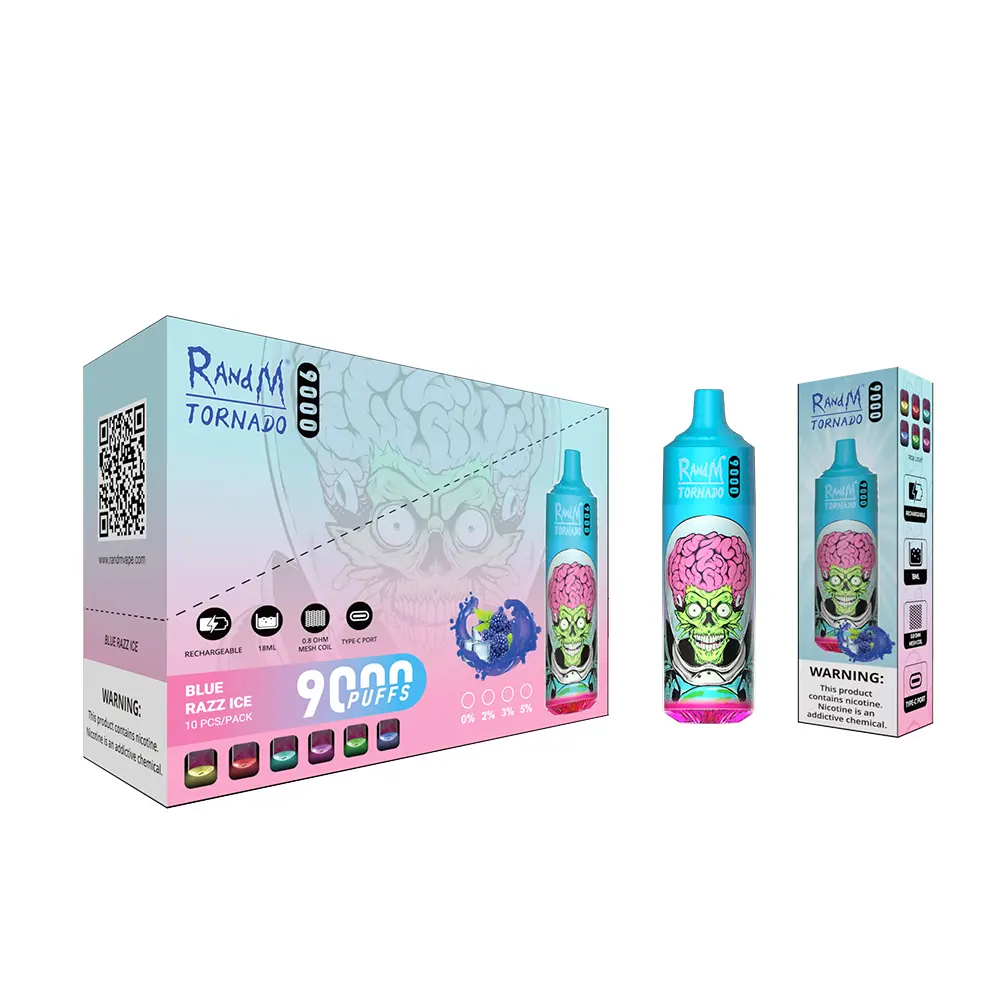 Fumot RandM Tornado 9000 – efektowne RGB i cewka mesh | 67dym.pl