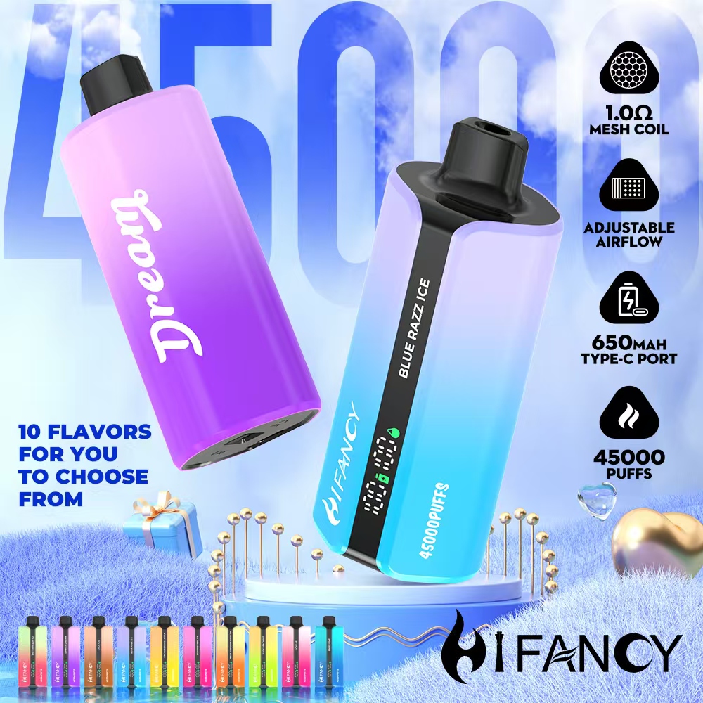 HIFANCY Dream 45000 – 39ml, ekran LED i nowoczesny styl | 67dym.pl