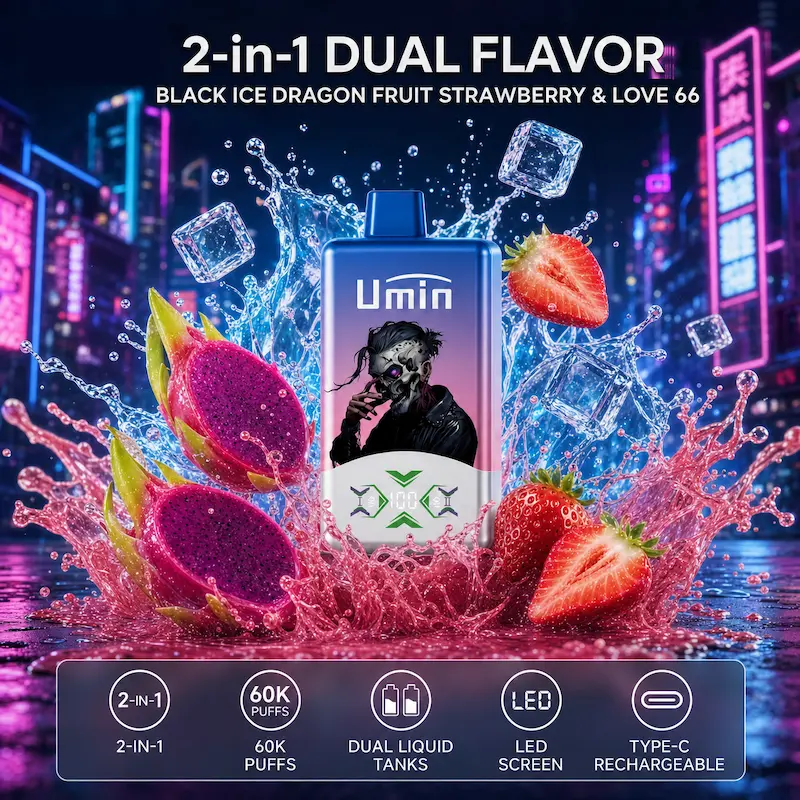 Umin 2 in 1 Dual Flavor 60000 – dwa smaki, jeden vape | 67dym.pl