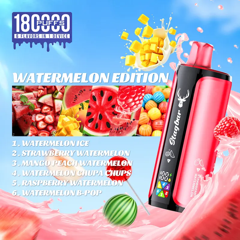 Stag Bar 6 in 1 180000 – sześć smaków i pojemność 108ml | 67dym.pl